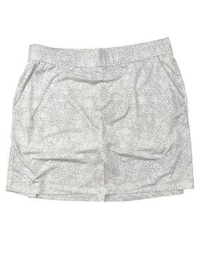 Dunning Golf Skort White Gray Large NWT